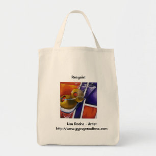 Bolso De Tela Aceitunas en tote del ultramarinos del otoño