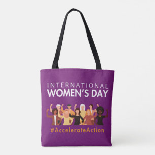 Bolso De Tela Acelere el Día Internacional de la Mujer 2025
