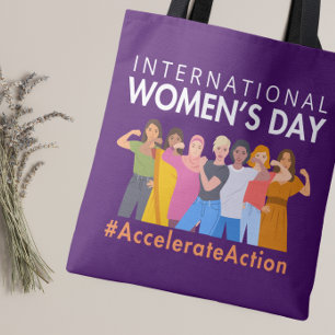 Bolso De Tela Acelere el Día Internacional de la Mujer 2025