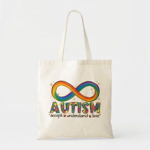Bolso De Tela Aceptar comprensión del amor - Conciencia del auti