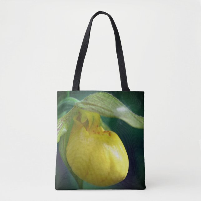 Bolso De Tela Acercamiento de la flor de orquídeas salvajes Lady (Anverso)