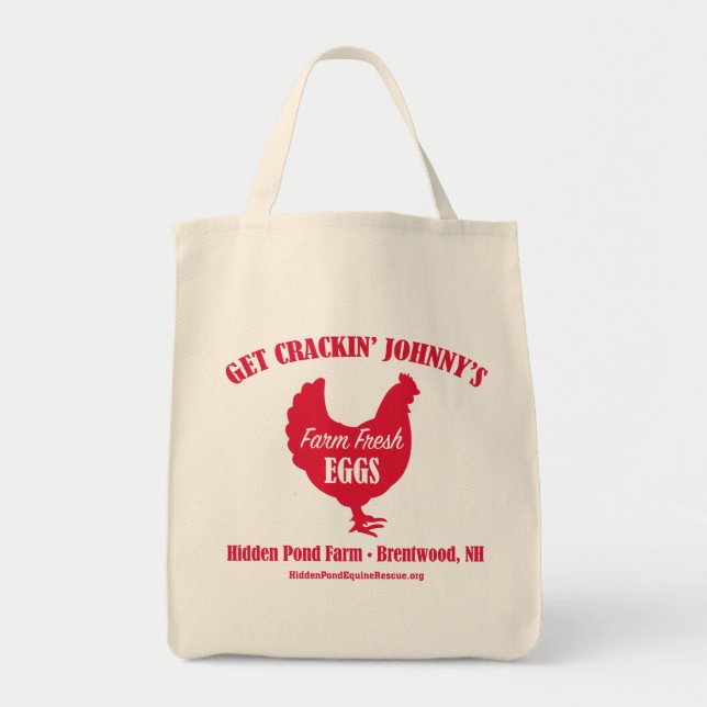 Bolso De Tela Acobardemos al Tote de la compra de Johnny (Frente)