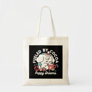 Bolso De Tela Acogedores sueños de cachorro - chocolate caliente