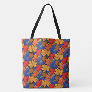 Bolso De Tela Acordes y hojas I