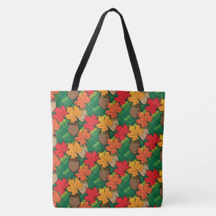 Bolso De Tela Acordes y hojas III