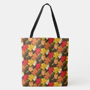 Bolso De Tela Acordes y hojas IV