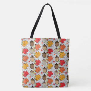 Bolso De Tela Acordes y hojas VII