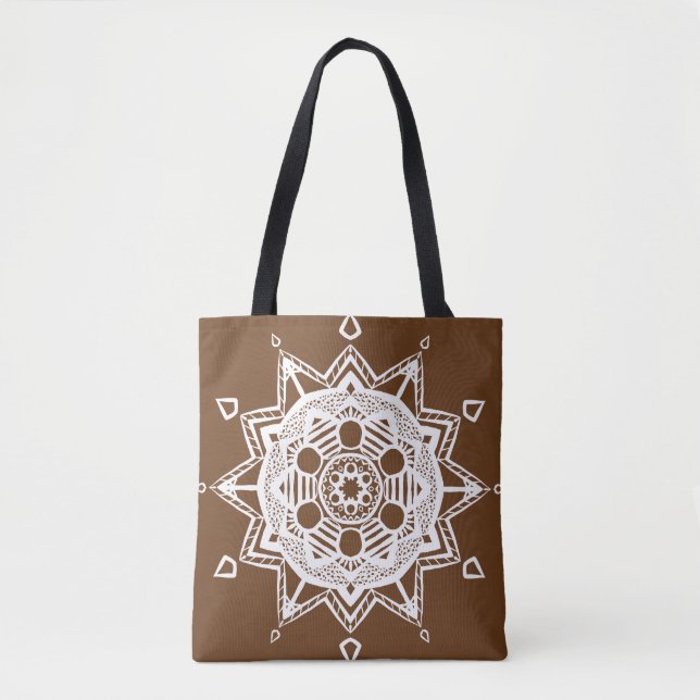 Bolso De Tela Acorn Mandala (Anverso)