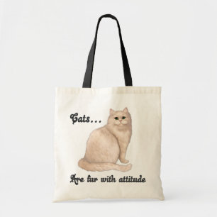 Bolso De Tela Actitud del gato