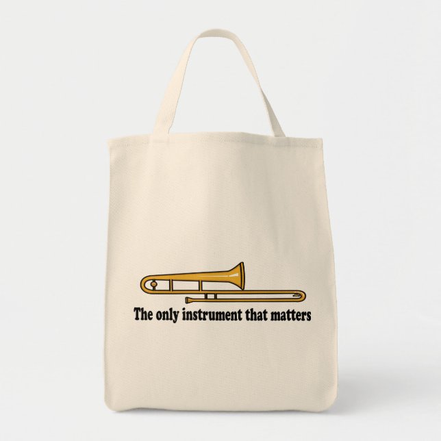 Bolso De Tela Actitud del Trombone (Frente)