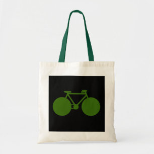 Bolso De Tela actitud verde de bicicleta