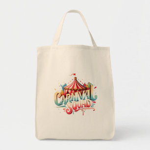 Bolso De Tela Acto de circo del personal del Carnaval Viñeta Cir