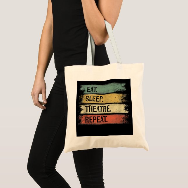 Bolso De Tela Actor de Regalos Tecnológicos del Teatro Repetir e (Anverso (producto))