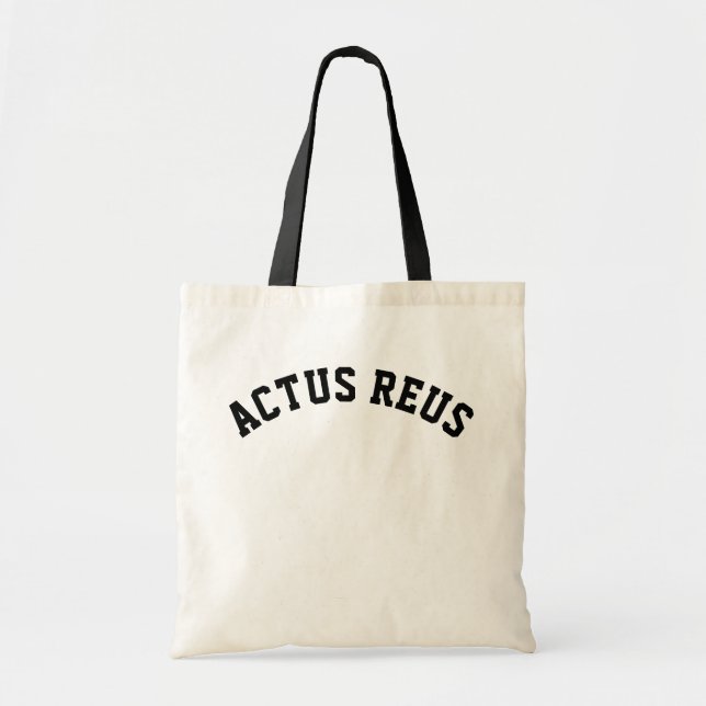 Bolso De Tela Actus Reus (Frente)
