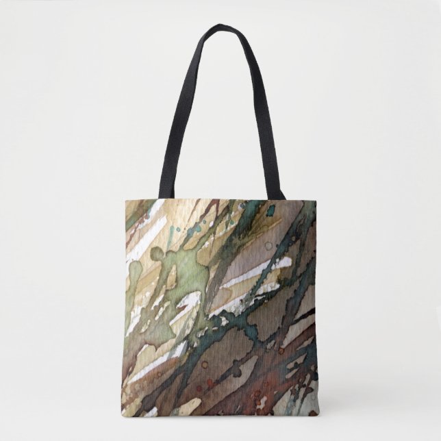 Bolso De Tela acuarela 2 2 del fondo (Anverso)