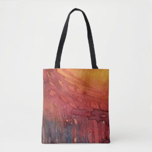Bolso De Tela Acuarela abstracta 3