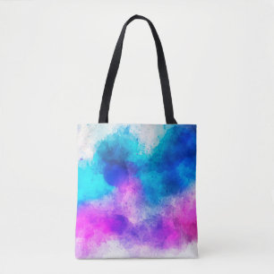 Bolso De Tela acuarela abstracta de arte de fondo