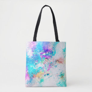 Bolso De Tela acuarela abstracta de arte de fondo