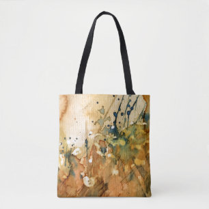 Bolso De Tela Acuarela abstracta y viejo fondo