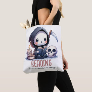 Bolso De Tela Acuarela Amante de los Libros Segador