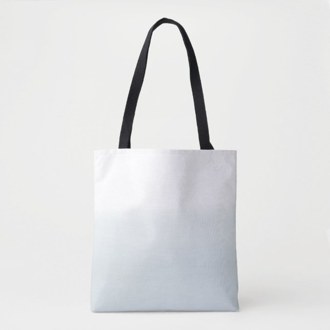 Bolso De Tela Acuarela Aqua Haze (Anverso)
