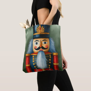 Bolso De Tela Acuarela Cascanueces de Navidad Ilustrado