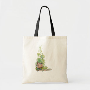 Bolso De Tela Acuarela Chocha Pájaro Viñedo Uvas Hojas Bodega