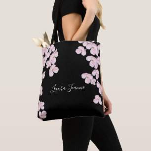 Bolso De Tela Acuarela Color rosa Cerezo Florencia Floral Estilo