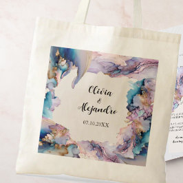 Bolso De Tela Acuarela cósmica