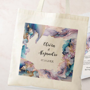 Bolso De Tela Acuarela cósmica
