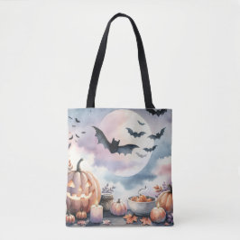 Bolso De Tela acuarela de Halloween