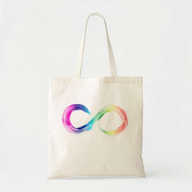 Bolso De Tela Acuarela de neurodiversidad (Frente)