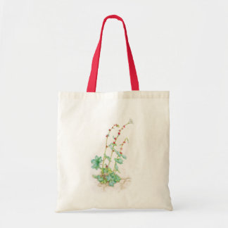 Bolso De Tela Acuarela de planta de salchicardia de Nodding
