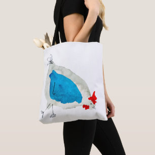 Bolso De Tela Acuarela de pollitos lindos