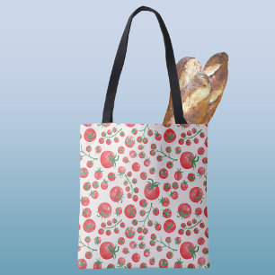 Bolso De Tela Acuarela de tomate
