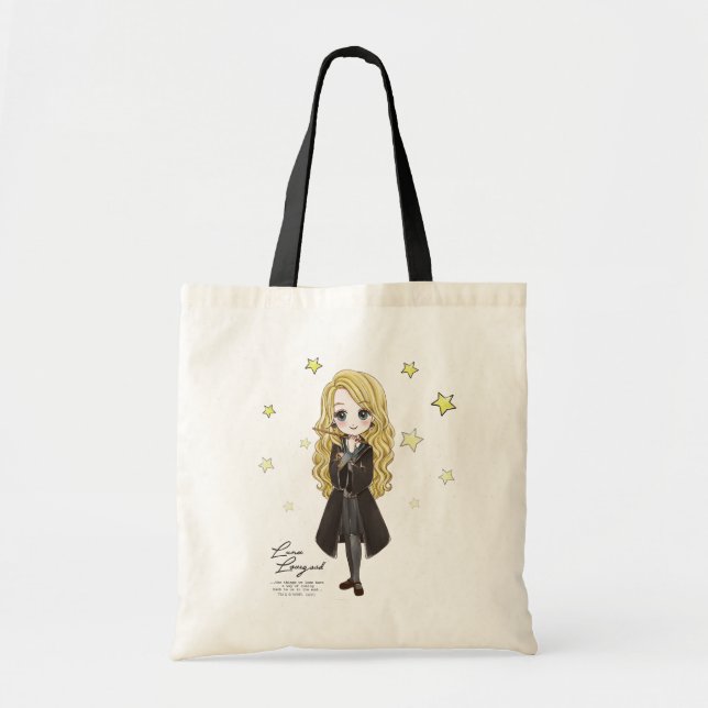 Bolso De Tela Acuarela Magica Luna Lovegood (Frente)