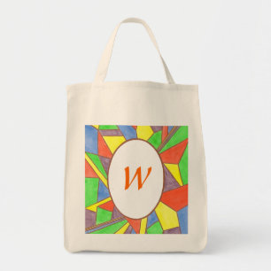 Bolso De Tela Acuarela, mochilas de toga monograma de la dama de