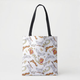 Bolso De Tela Acuarela Patrón de Hedwig GRYFFINDOR™