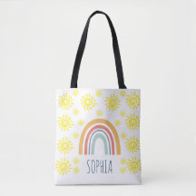Acuarela Personalizada Caprichosa Boho Arcoíris y