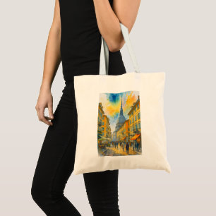 Bolso De Tela Acuarela Turín Italia – Mole Antonelliana