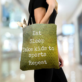 Bolso De Tela Acuarela Verde Comer Dormir Llevar a los Niños a D