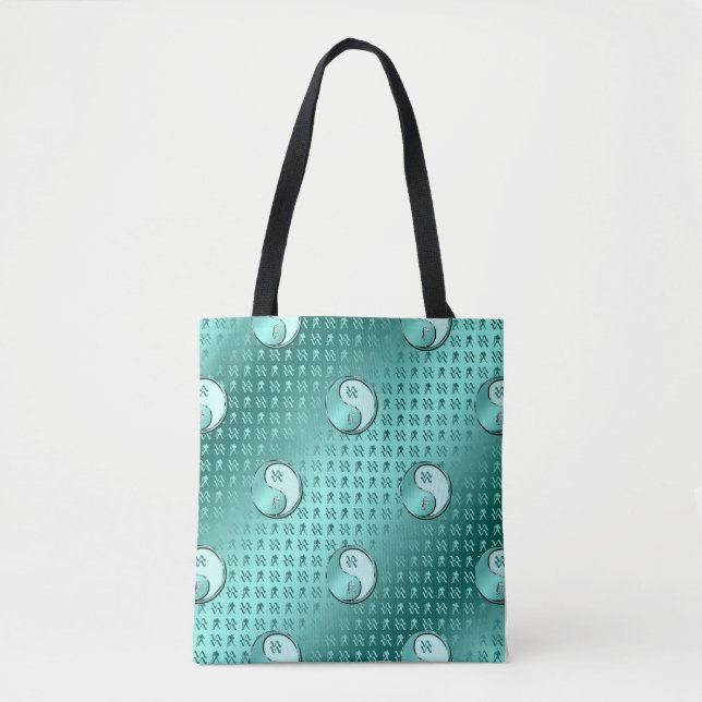 Bolso De Tela Acuario (Anverso)