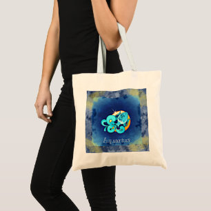 Bolso De Tela Acuario