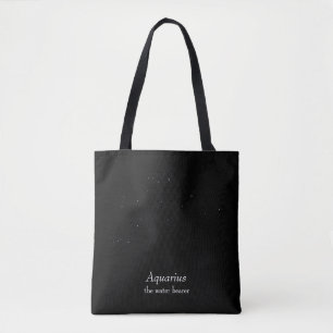 Bolso De Tela Acuario Constellation