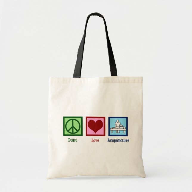 Bolso De Tela Acupuntura cutánea (Frente)