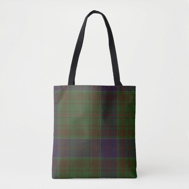 Bolso De Tela Adams Clan Tartán (Anverso)