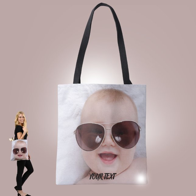 Bolso De Tela Add your own custom photo front and back tote bag (Subido por el creador)