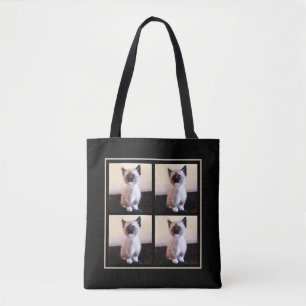 Bolso De Tela Add Your Personalized Custom Family or Pet Photos