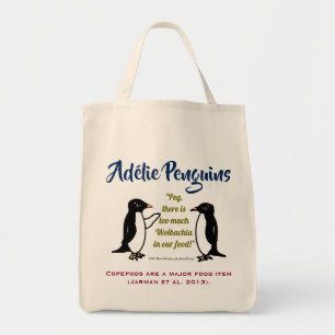Bolso De Tela Adélie Penguins de RoseWrites