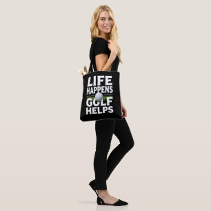 Bolso De Tela Adicción al Golf Golfista Divertido